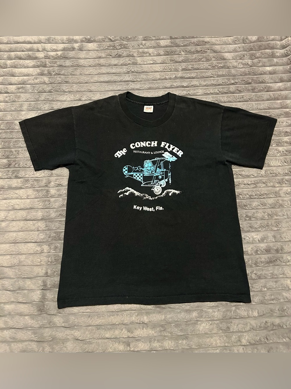 Vintage 90’s Anvil Key West Florida "The Conch Flyer" Graphic T-Shirt